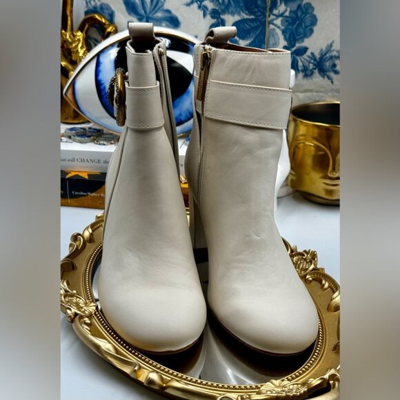🆕 KURT GEIGER LONDON 🧿 NWOT Mayfair Ankle Boot, Bone - Sz 36 - Picture 7 of 15